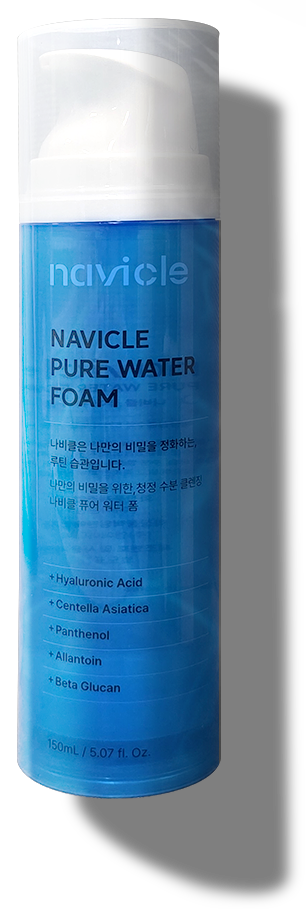나비클 NAVICLE 퓨어 워터 폼 - 해양심층수 클렌징폼